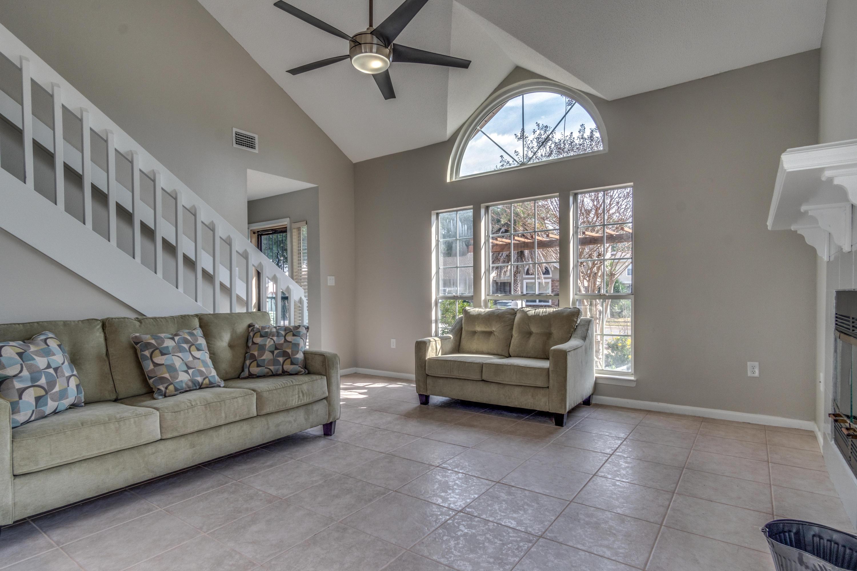 Move In Ready 3 Bed 2 Bath Home with a single car garage in a great neighborhood right in the heart of Fort Walton Beach. There is a large screened in porch out back, perfect for entertaining or relaxing as you admire your backyard and garden. This home features tile flooring all throughout the first floor for easy maintenance, brand new carpet throughout the 2nd floor, new fixtures, fresh paint, updated kitchen and baths, and so much more. The huge master bedroom on the first floor has its own en suite bath, and easy access to the large screened in porch. This house features a Gas stove, Gas HVAC and fireplace. It is in a great neighborhood minutes away from beautiful beaches, military bases, great schools, and other amenities. Schedule your tour today! OPEN HOUSE SUNDAY 2/24 1-3PM