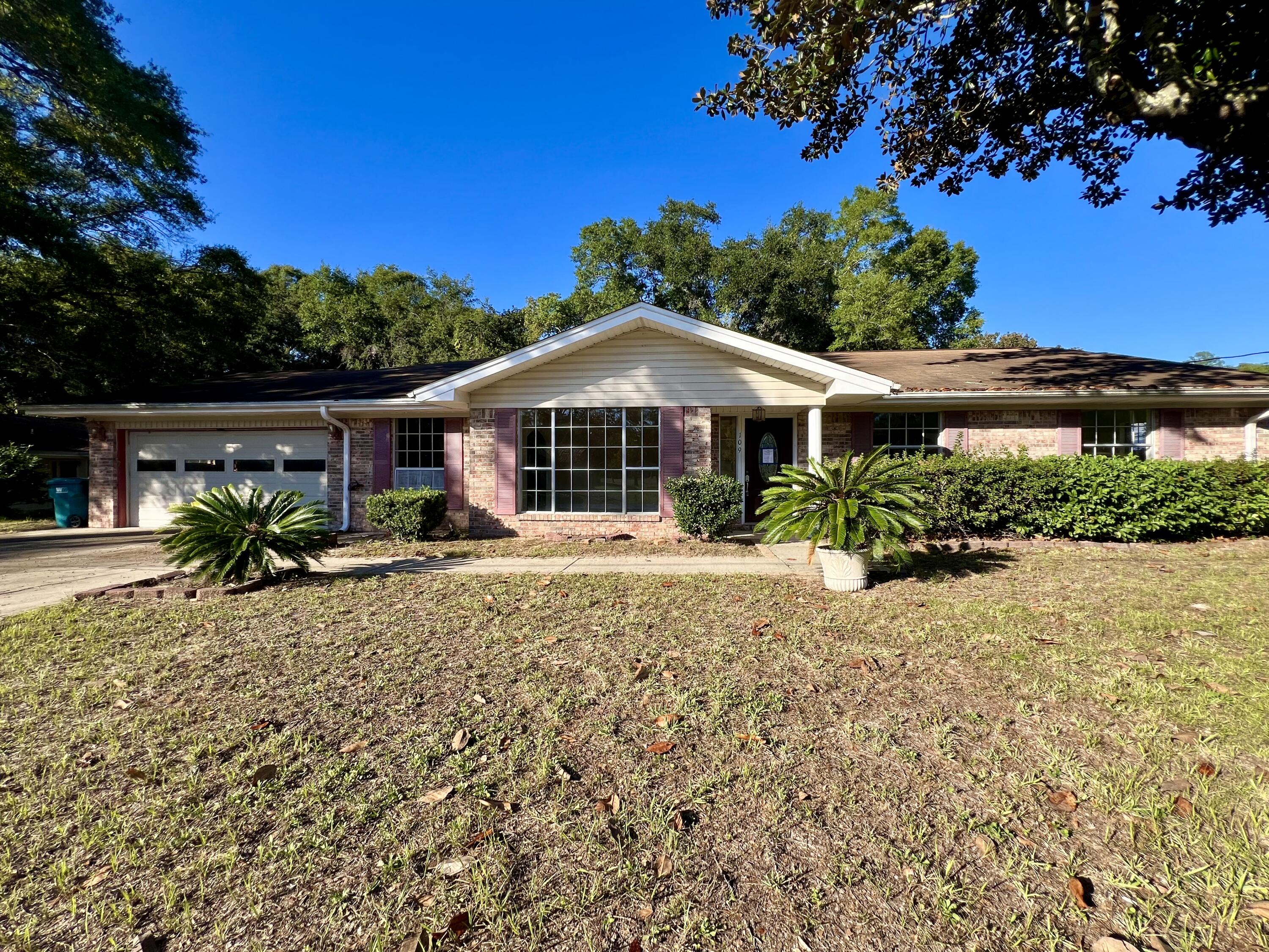 If you are looking for something with potential upside, a great location, and room to roam, this REO home might just be the one. This large 4 bedroom 3 full bath home is just over 2700 sf and is just a few miles from military bases, schools, and even beaches. Home has mostly brick exterior and vinyl fenced back yard. The in ground pool adds to the potential upside to this home. There are 2 master suites with one leading to the covered patio. This is a must see to appreciate! Due to repairs, this home will not qualify for all financing.