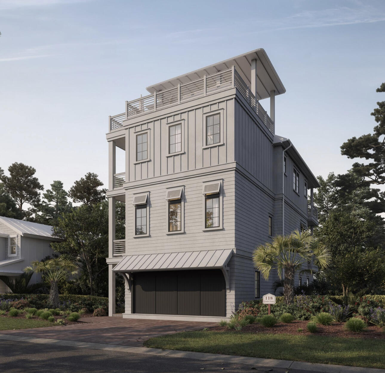 **UNDER CONSTRUCTION**Grande Pointe is one of the most sought after neighborhoods in Inlet Beach. This spacious and sophisticated home located on Grande Pointe Drive is a true show stopper. With three floors of heated and cooled living space, an elevator, luxury finishes  an abundance of screened in porches and a rooftop terrace with expansive gulf views , this home is the epitome of luxury. Grande Pointe is located on beautiful Lake Powell, adjacent to Camp Helen State Park, across from four public beach access points, close some of the areas most popular dining, shopping and entertainment and a short ride or walk to the iconic 30-A Corridor. You do not want to miss the opportunity to select the finishes on this outstanding beach house!