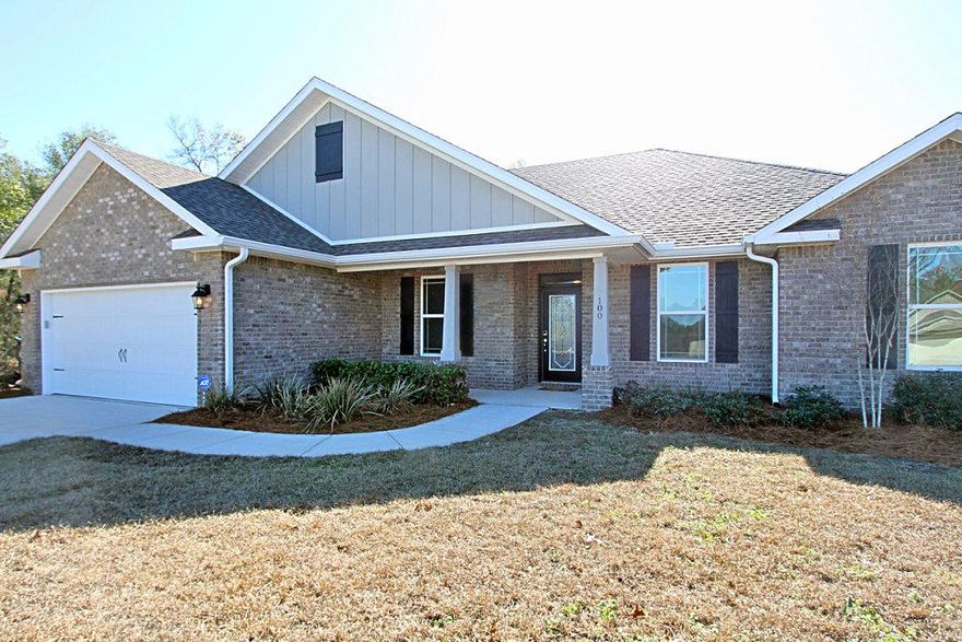 Nearly new with all the bells & whistles you'd hope for in a home! All brick, located in popular Magnolia Lake Estates. And space for everyone! Large eat in kitchen with island, lots of cabinets & breakfast room - all open to the living room. Formal dining plus office in addition to the 4 spacious bedrooms. Gorgeous hardwoods in all living areas w/ carpet in bedrooms; tile floors & granite countertops in all THREE FULL baths. Spectacular master bedroom with lovely separate sitting area. Roomy master bath with double vanity, separate tile shower, whirlpool tub & water closet. Fenced yard with irrigation. Covered front and back porch. What an opportunity to buy nearly new without the wait time - or the new build price!