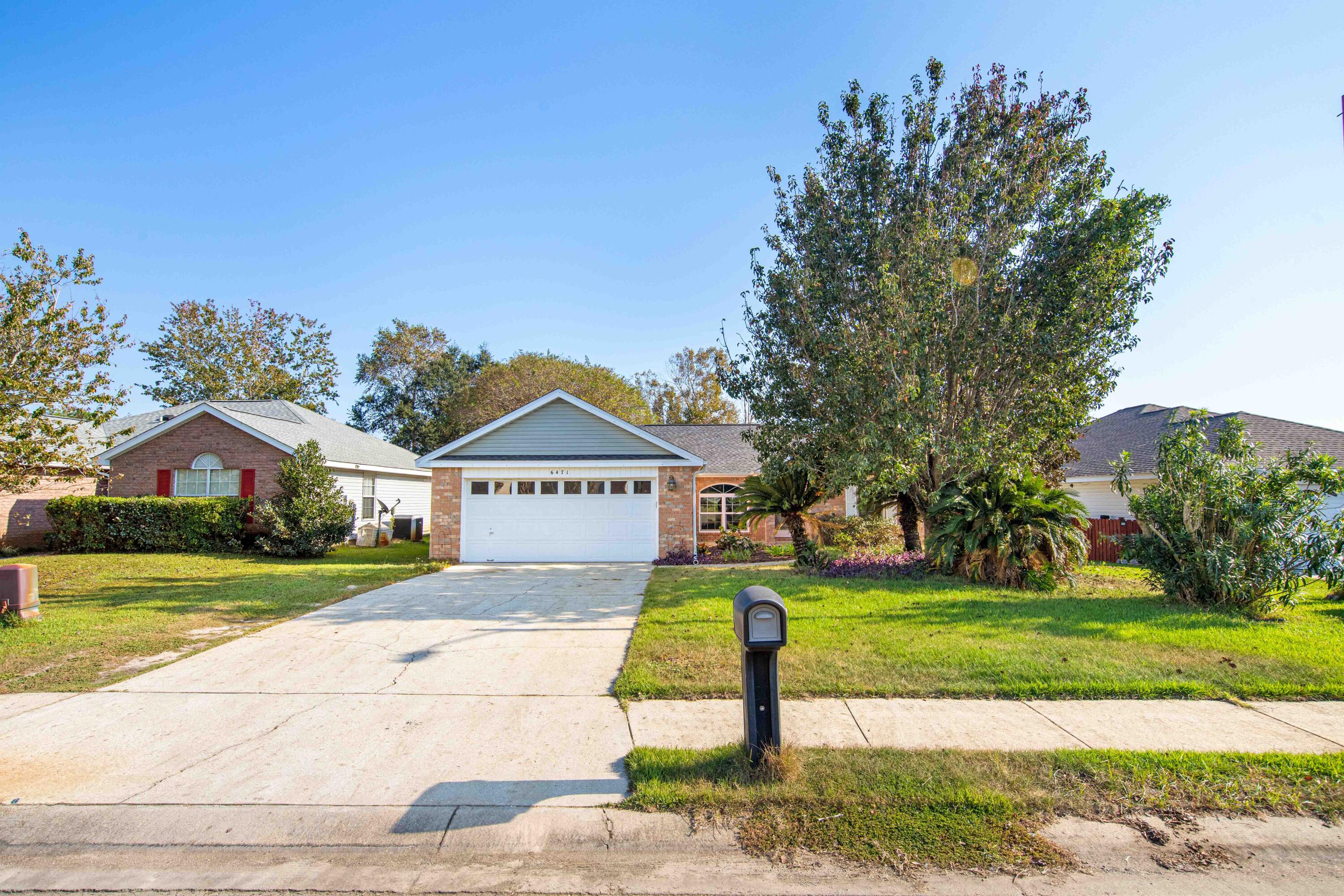 Lighthouse pointe is a desirable waterfront neighborhood located on the beautiful Santa Rosa Sound and includes deeded water access.  Placed wonderfully on a cul-de-sac, this 3 bedroom 2 bath home features a brand-new HVAC (2024) and 2020 roof.  With new carpet in the bedrooms, new tile in the kitchen and laundry room, plus fresh paint throughout, this house is ready to be made your new home.  There is a Florida Room to the rear with a freshly poured new concrete patio to ensure the Florida evenings can be spent winding down and enjoying the salty air after your sunset paddleboard on the peaceful sound. Possibility to assume the seller's VA loan with an interest rate of 3.25%!!