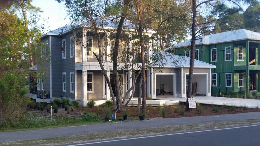 New home near beach walk over at the end of Allen Loop, on the bike path. Double garage, Screened porch Plus 2 decks and 2 other porches, open floorplan. Large master upstairs with private porch / balcony. Second Master bedroom and bath on main level. Lot to remain in natural state due to wetland restrictions.House is under construction, OCCUPANCY BY APRIL 15TH!!Email Owner / Broker jbdestin@gmail.com