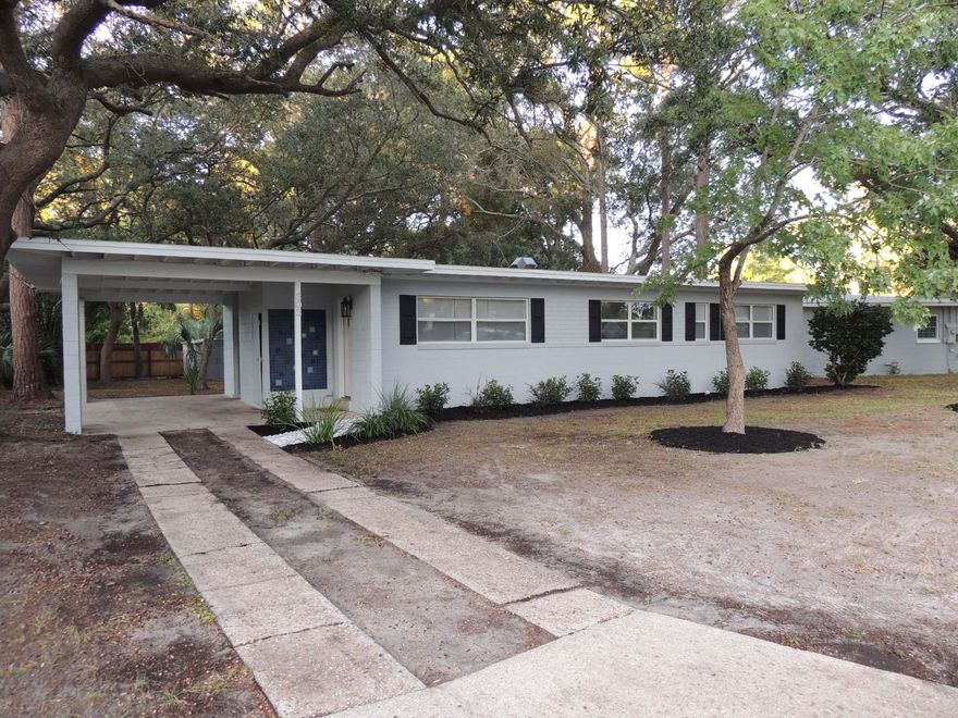 Very nice updated three bedroom home in great neighborhood just around the corner from Ferry Park. Centrally located to bases, shopping and schools in one of the most desirable FWB neighborhoods. This home has been wonderfully remodeled with new wood look laminate in living areas and carpeting in the bedrooms. The kitchen has all new white shaker cabinets, new stainless steel appliances and new counter tops. Baths have new vanities and fixtures. New paint throughout inside and newly painted outside. Brand new AC unit. Fenced in yard perfect for your pets. Come see this great home. Buyer to verify all pertinent information including square footage and lot dimensions,