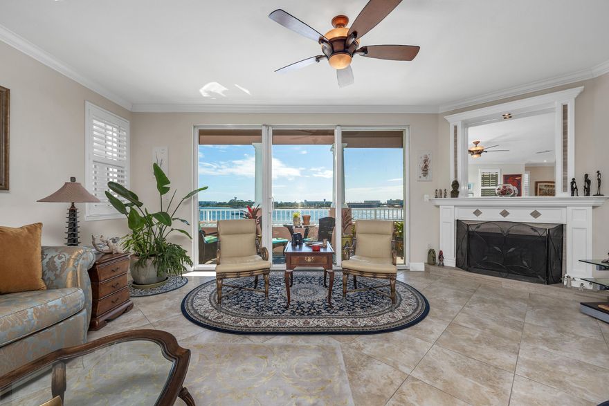 Be sure to check out the video!  This Luxury Waterfront Development is situated on the Intracoastal Waterway near Brooks Bridge with amazing views of the Choctawhatchee Bay and the Intercoastal waterway. Great 3rd floor 3 Bed 2.5 Bath unit with 10-foot ceilings, Plantation Shutters, 3 Balconies, 2-Car Garage, private storage, AND comes with DEEP WATER boat slip #15 included with Boat Lift. Minutes from Crab Island and Destin Pass for easy access to the Gulf of America for Deep Sea Fishing. All Buildings have Two Staircases & Elevator and all have access to Private Dock and Private Pool.  It is centrally located near Shopping, Restaurants, Beaches and FWB Landing and great spot for your own private view of Fireworks. Schedule your Private Showing today!  See the supplement for more info Owner is selling furnished, including cookware and dishes, but will remove personal photos and any items not wanted by the buyer.

The refrigerator was replaced in late 2022.  
New dishwasher, Microwave, and Garbage Disposal in 2023. 
Custom Built-in Master Bedroom Closet.  
Custom Built-in office with Chair that folds out into an extra bed.
HVAC was replaced in summer of 2024.

The HoA is in good financial condition.  Repainting and sealing the exterior was completed in 2024.

Buyer to verify measurements and anything else that is important to them.