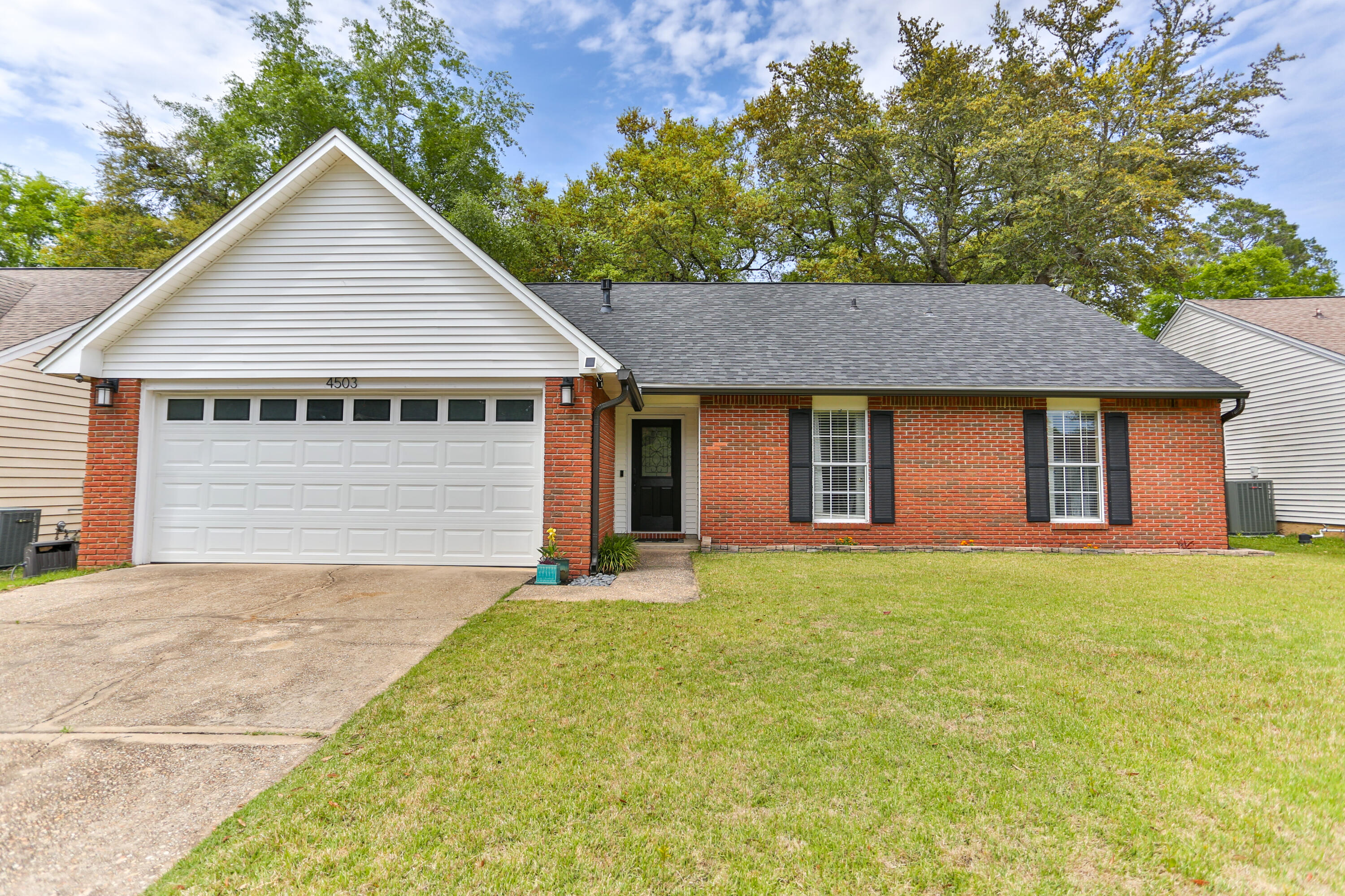 This beautiful brick home features 4 bedrooms, 3 full bathrooms + a fully enclosed Florida Room with double impact windows & everlast siding- it can be used as a sitting area/office/playroom!  As you walk in, you'll appreciate the wide entry way & vaulted ceilings in the living room.  The kitchen was recently fully updated & features Granite countertops, tall cabinets & stainless steel appliances.  The master bedroom along with 2 other bedrooms are on the 1st floor & a 4th bedroom is upstairs complete with it's own bathroom & closet (perfect for a teenager, guest or office space!)The backyard is HUGE & fully fenced in!  Items that convey: shed, garage fridge, kitchen island, cameras.2024 Water heater2022 irrigation2021 LVP flooring2020 Roof2019 garage door2013 HVAC