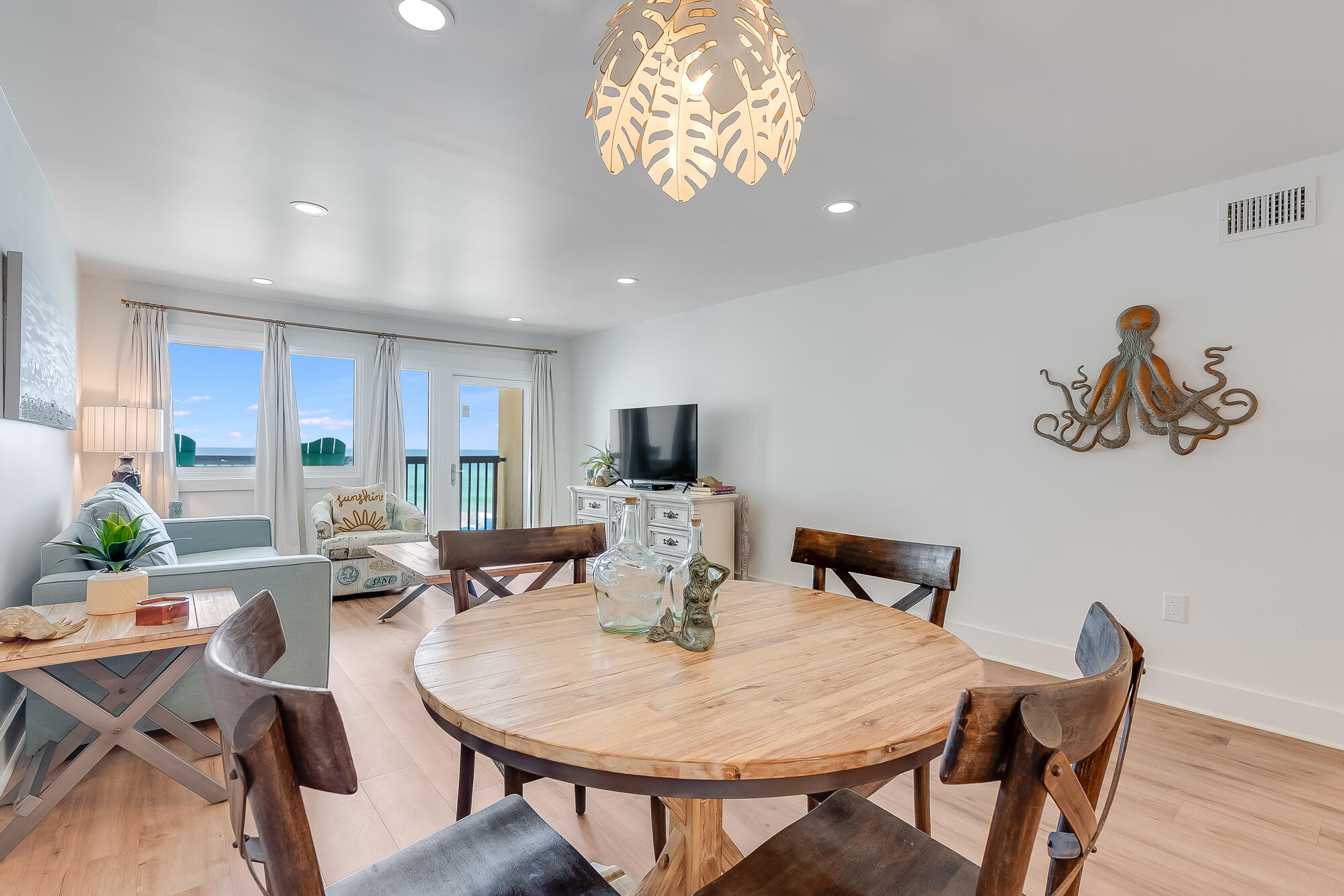 Welcome to the Emerald Pearl - Pinnacle Port's most stunning 1-bedroom unit!This beautifully reimagined villa has been fully renovated down to the studs within the last few years, offering a fresh, modern escape unlike any other in the community. Easily one of the nicest 1BD units in Pinnacle Port, this bright and airy condo sleeps four comfortably, with a king bed in the primary bedroom and a queen sleeper sofa in the living area.Enjoy preparing meals in the stylish, fully equipped kitchen, then step out onto your private 4th-floor balcony to take in breathtaking Gulf views and vibrant sunsets. Everything here has been updated for comfort and convenience--just bring your suitcase and start relaxing! Pinnacle Port Amenities Include:
Two large pools (one heated seasonally)
Saunas & fitness center
Four tennis courts, shuffleboard, basketball, and playground
Picnic pavilion & community BBQ grills
Boat dock on Lake Powell with easy access to kayak and paddleboard rentals at nearby Camp Helen State Park
Perfectly nestled between Camp Helen State Park and Carillon Beach, and with Lake Powell to the north, Pinnacle Port sits in a truly unique coastal location. You're just minutes from the best of Scenic 30A and Panama City Beach, with top-tier shopping, dining, and family attractions like Pier Park and Shipwreck Island Water Park all within a short drive.
Whether you're looking for a peaceful beach getaway or an investment property with serious wow factor, the Emerald Pearl delivers. Start making your memories here today!