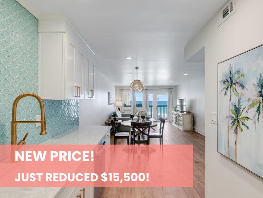 Welcome to the Emerald Pearl - Pinnacle Port's most stunning 1-bedroom unit!This beautifully reimagined villa has been fully renovated down to the studs within the last few years, offering a fresh, modern escape unlike any other in the community. Easily one of the nicest 1BD units in Pinnacle Port, this bright and airy condo sleeps four comfortably, with a king bed in the primary bedroom and a queen sleeper sofa in the living area.Enjoy preparing meals in the stylish, fully equipped kitchen, then step out onto your private 4th-floor balcony to take in breathtaking Gulf views and vibrant sunsets. Everything here has been updated for comfort and convenience--just bring your suitcase and start relaxing! Pinnacle Port Amenities Include:
Two large pools (one heated seasonally)
Saunas & fitness center
Four tennis courts, shuffleboard, basketball, and playground
Picnic pavilion & community BBQ grills
Boat dock on Lake Powell with easy access to kayak and paddleboard rentals at nearby Camp Helen State Park
Perfectly nestled between Camp Helen State Park and Carillon Beach, and with Lake Powell to the north, Pinnacle Port sits in a truly unique coastal location. You're just minutes from the best of Scenic 30A and Panama City Beach, with top-tier shopping, dining, and family attractions like Pier Park and Shipwreck Island Water Park all within a short drive.
Whether you're looking for a peaceful beach getaway or an investment property with serious wow factor, the Emerald Pearl delivers. Start making your memories here today!