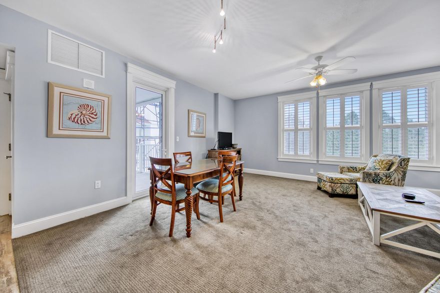 2021 Monthly assessments are 504.74 Monthly to Grand Sandestin Assn, $383.93 Quarterly to the Sandestin Owners Association (SOA) and $269.68 Quarterly to Baytowne Wharf Assn.This fabulous corner unit, which is an oversized one bedroom, has quick access to the beach, bay, and spectacular amenities. This condo enjoys a view of Choctawhatchee Bay from the large balcony, a truly relaxing space with ample room for resting after a day at the beach or golfing.  Other amenities at The Grand Sandestin include  grand gardens and fountains, a heated Oasis Pool, fitness center, Ballyhoo Bar, gift shop, covered parking, valet service, on-site concierge and check in. Be a part of the premier Sandestin 2,000 acre resort that gives you access to golf, tennis, a marina, and Baytowne Village.