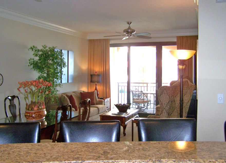 Professionally decorated unit with established and profitable rental history in excess of $60K/year. Two bedroom plus a bunk room. Unit includes two spacious balconies granite counter tops and Italian porcelain floors. Nine foot ceilings, stainless steel appliances, washer/dryer and all the furnishings for you to enjoy your beach property.Escape to the luxury of the only 5 star resort in the Destin Area. Unmatched 360 degree views and amenities galore. You will not miss sunrise or sunset!Enjoy full service European spa and fitness center, state-of-the-art business center with high speed wireless internet, on site restaurants and lounges, two marinas, ultra luxurious pool deck, sunset deck with enormous hot tub and 24 hour room service! Walk to famous area restaurants and night lif