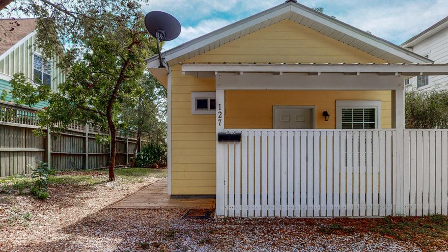Adorable Florida cottage just mile from Grayton Beach and The Red Bar! Enjoy the 30A lifestyle in this custom 2 bedroom 2 bathroom cottage in the heart of Santa Rosa Beach. Features include raised ceilings, architectural cut outs, hard wood cabinets, tile floors, ensuite bathrooms in each bedroom, front & back porches and a fenced back yard. Call today to see this great home!Pet(s) may be considered with approval. Must provide current photo(s), vet records and $350 non-refundable pet fee per pet.*Applications processed on a first in basis.