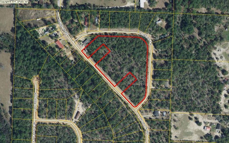 14 platted lots within 5 miles of historic downtown DeFuniak Springs.