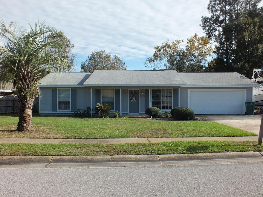 AFFORDABLE, MOVE-IN READY HOME!! VERY WELL MAINTAINED, UPDATED 3BR/2BA w/ 2 CAR GARAGE. This spacious 1,616 SF home lives much larger with it's open floor plan. Perfect for entertaining or a family that needs more space. The kitchen is a chef's dream. Luxurious granite counter tops, stone back splash, tons of beautiful maple cabinets and breakfast bar. Huge family room with gas fireplace, opens on to covered back patio for all weather grilling or dining. Spacious master bedroom with double closets. Master bedroom opens on to covered patio too! Garage has a giant built-in work bench and is air conditioned. Low maintenance yard with well & irrigation system. Ample boat/RV storage, NO HOA! All appliances including microwave, washer and dryer. Buyer to verify all dimensions & specifications.