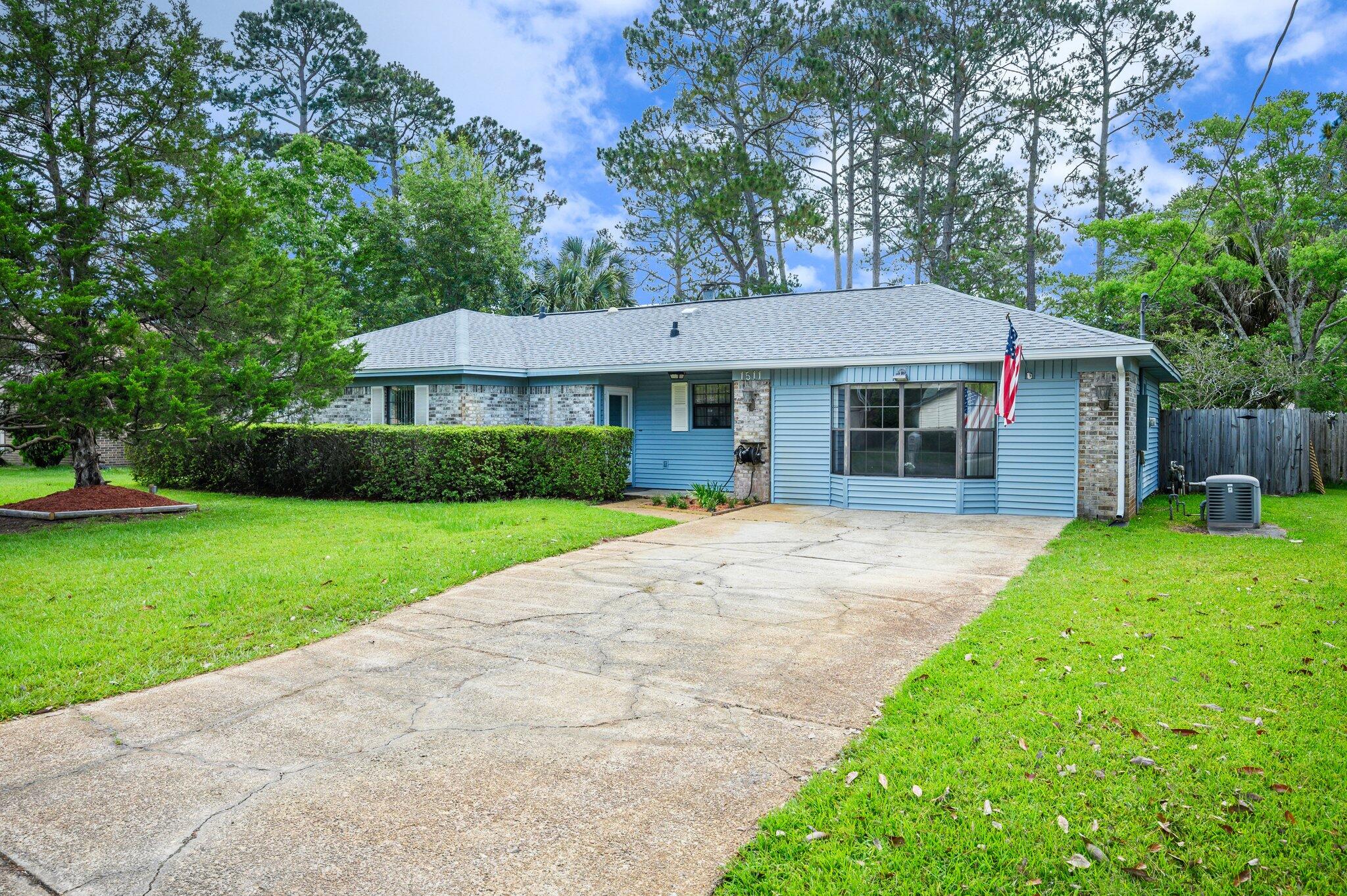 Like to Entertain?... This is the House for you! Features and Upgrades include: 4 Bedrooms / 2 Baths / AWESOME 27' x 16' Bonus Room w/ Wet Bar & Freestanding Bar / 2018-Dimensional Shingle Roof / 2013 Whole House Gas Generator / Fireplace / 2005 Vinyl Siding / 10' x 12' Yard Building / Lawn Pump & Sprinkler Sys / Palm Trees & Beautiful Landscaping / Gutters / Privacy Fenced Back Yard / Jetted Tub in Master / AC 2008 & 2012 / 2 Hot Water Heaters. Current Owner Enclosed the Garage to make the 4th Bedroom. It is large enough to accommodate a Pool Table, includes a Wet Bar and has a Separate Outside Entrance so could easily be converted into ''Mother-in-Law Quarters''. Conveniently Located Approx 3 miles to Hurlburt Field / 7 miles to Eglin AFB..and Still only Approx 7 miles to the BEACH!