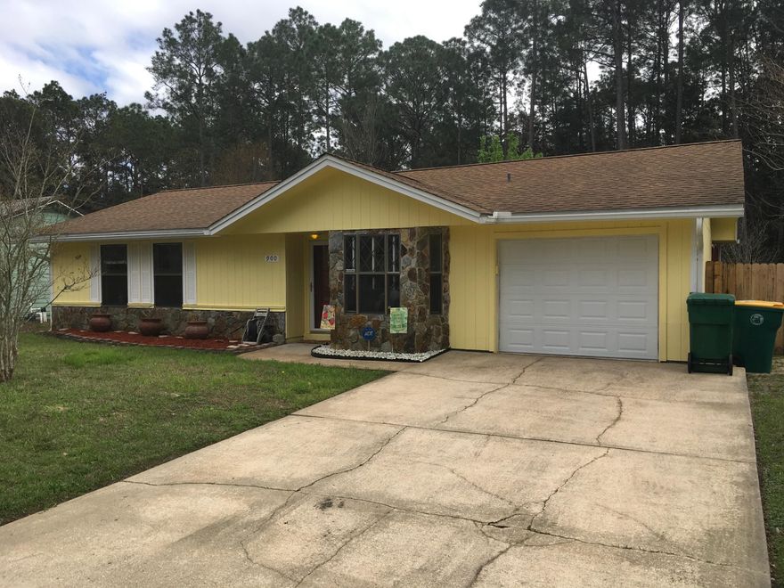 Beautiful well cared for home in a great location that is convenient to Eglin, Hurlburt, and NWFSC! Some features include exposed beam, spacious master bedroom, and a great back yard space for entertaining with a large wood deck and some fruit trees. This home is move in ready with all of these newer features: Water Heater 2008; Dishwasher '08; Roof '12; HVAC '14; Fence '16; Fridge '18; Sliding Glass Door '18! Schedule a time to see this beautiful home because it will not last long at this price.