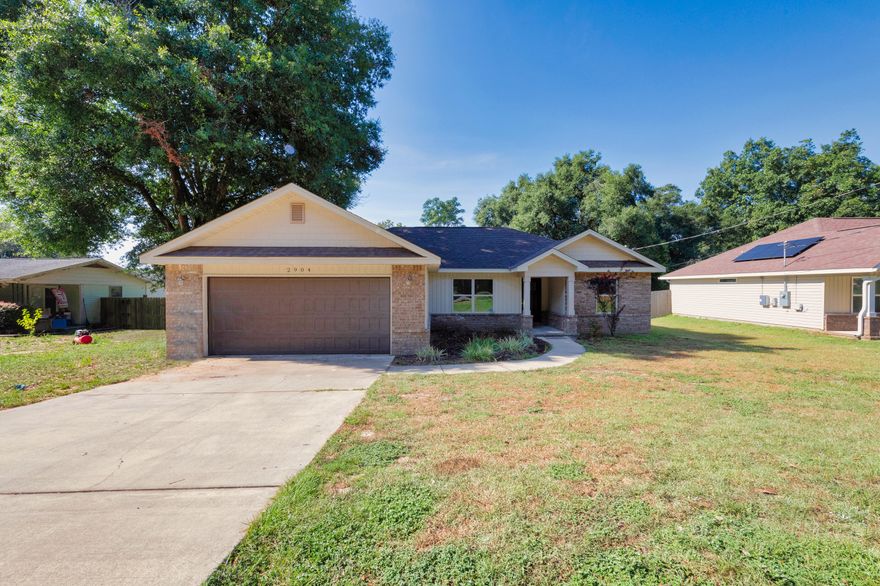 MOVE IN READY & NO HOA!

Gorgeous 4-bedroom 2-bath home built in 2019 featuring an open concept floor plan! As one enters this home they immediately see the living room, dining area, and kitchen! To the left will be the first bedroom & to the right will be two additional bedrooms as well as a full sized bathroom! The kitchen features a large island, pantry, and stainless steel appliances! Off to the left will also be a well sized laundry room, leading to garage. Continue through the home to the primary bedroom which offers a trey ceiling, on suite bathroom with double sinks, large garden tub, & separate shower! Upon going to the backyard, enjoy the oversized lot as well as a deck! Schedule a showing today!