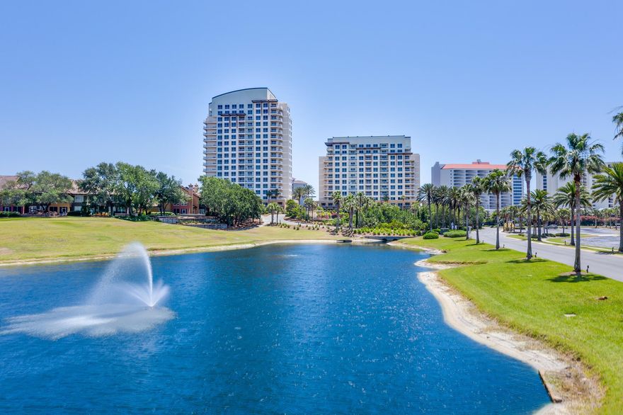 Gorgeous views form this recently updated studio on the 9th floor in LUAU II. Come enjoy paradise with tropical views of the Emerald Coast, and at the same time enjoy an oasis getaway with a heated pool, relaxing waterfall, hot tub, and grilling/ entertaining area. Owners can take advantage of the sundeck on the top floor with panoramic views of the gulf and the bay. Located on the south beachside of Sandestin Resort, enjoy a short walk to our beautiful beaches yet a short tram or golf cart ride away from the rest of the resort.