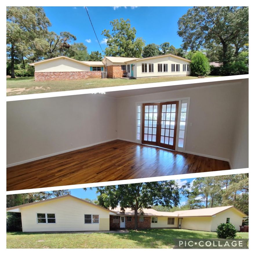 Primary Bath recently added!!! Comes with a 1 Year Home Warranty!!  Welcome to your new home! This spacious 5 bedroom, 3 bath brick home offers everything you need for comfortable living and entertaining.
Step inside to find beautiful hardwood floors that flow seamlessly throughout most of the home. 
Enjoy new appliances in the modern kitchen placed conveniently next to a formal dinging room. New Hvac System & Roof less than 10 years old.  The huge 2-car garage with plenty of space for vehicles and extra storage.  Plus, a versatile space that could serve as a business, office or an ideal area for entertaining. Situated on a sprawling lot, this property offers plenty of outdoor space for activities, gardening, or simply unwinding in your own private retreat.