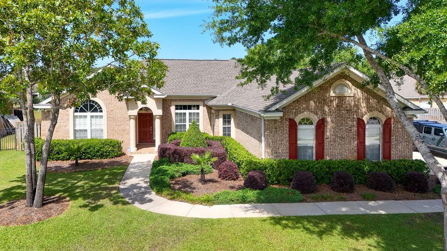 Picture perfect home, situated in the quiet subdivision of Orchards, HB. Front yard landscaped like a professional.  Fresh paint and new roof add to the charming curb appeal. Enter through the front door of this home and realize it is move in ready with lots of upgrades. Large kitchen with beautiful deep soft close cabinets, granite countertops, upscale appliances, dining room and breakfast nook for every day use or entertaining large family gatherings. Family room with large windows for sunlight by day and warm fireplace by night.  Large master bedroom and bathroom. Office space or fourth bedroom to fit your family needs. Now enter through the back sliding door to screened lanai and private patio complete with movie screen, outdoor pizza oven and shed. RV hook & electric car outlet.