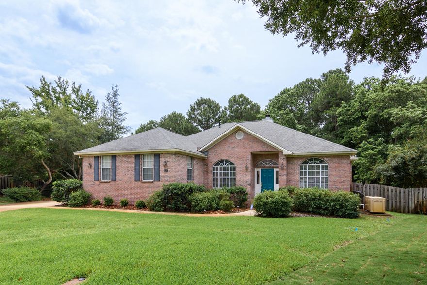Create memories in this beautiful Destin Home. Enjoy the Neighborhood POOL or the freedom of parking your BOAT next to your home! The immaculately landscaped yard and attractive design will immediately capture your attention as you enter the quiet culdesac where this home is located. Imagine the possibilities for entertaining, relaxing, grilling-out, or reading a book from the screened in lanai, oversized deck, or the LARGE back yard that backs up to a nature preserve. There are no neighbors to worry about and plenty of room for a pool. The interior details are equally impressive. Upon entering, you will notice REAL hardwood floors in all main living areas including the master bedroom while the bathrooms have 18'' tile. All ceilings are 10 ft. with crown moldings throughout. The kitchen is a chef's dream with custom cabinets and granite countertops. Built-in's are found in the kitchen, bedroom, and dining area. Other features include: Natural Gas Powered Whole House Electric Generator, Storm Shutters, California Closets, and High Wind rating Garage Door. Quiet possibly the nicest home in Eagle's Landing, schedule a showing before it's gone!