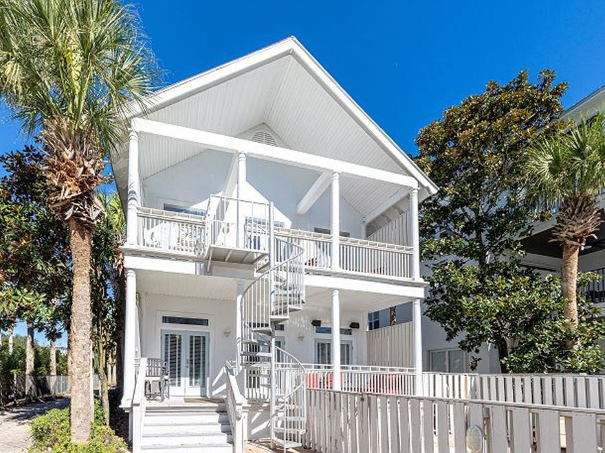 Rare opportunity to own both units at Sugar Cliffs -- a south-of-30A duplex-style property in the heart of Old Seagrove Beach. This offering includes two fully furnished 3-bedroom, 3-bathroom residences (one first floor, one second floor), totaling approximately 4,738 square feet of living space. Sold only as a complete package.  Each unit features open-concept living, upgraded kitchens, spacious bedrooms, luxury baths, and dedicated laundry. Recent improvements include high-efficiency HVAC systems, tankless water heaters, commercial-grade washers/dryers, and new coastal furnishings. A heated private pool serves the property exclusively, and off-street parking accommodates 5 cars. Located just one block south of 30A, the home is a quick 3-minute walk to public beach access directly in front of One Seagrove Place. Seaside's shops, restaurants, and entertainment are just a short stroll or bike ride away.

The home has solid projections and actuals indicating an over $165,000 rental base.

Ideal for rental income, family compound, or future redevelopment  the property could be unified into a single-family residence or rebuilt entirely. Flexible use, prime location, and solid income history make this a compelling Seagrove investment.