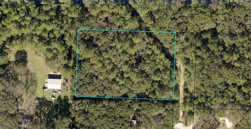 1.4 acre wooded lot. Great lot to build a very spacious family homestead! Centrally located - just 2 miles from North Okaloosa Medical Center and 6 miles from Crestview High School.