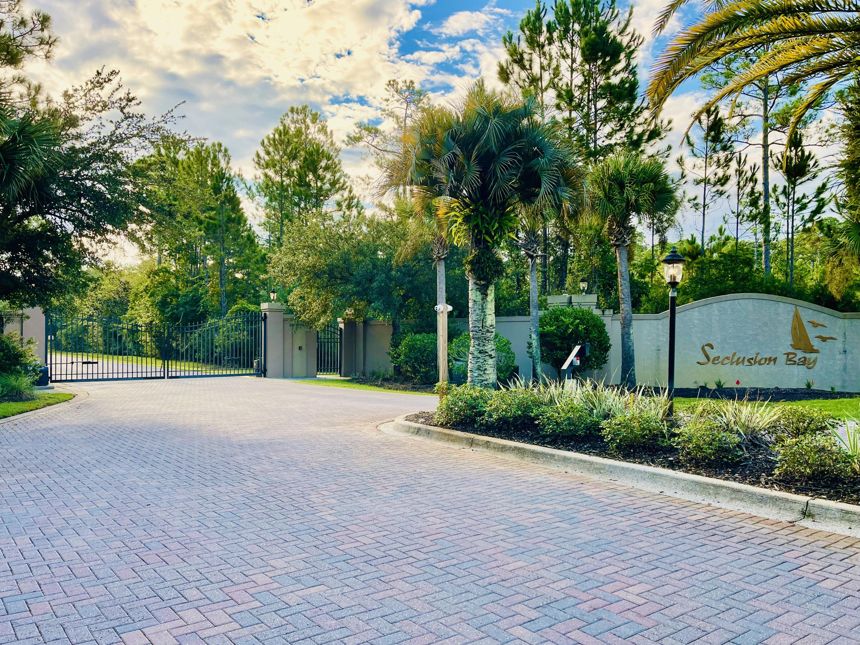 Build your dream home in the private bay front community of Seclusion Bay. Easy access to the bay using the newly constructed community dock. Conveniently located by the 331 bridge and a short drive to 30A beaches. Buyer to verify all information for accuracy.
