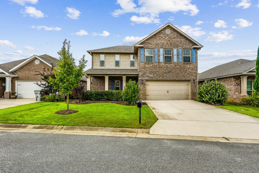 Don't miss out on this gorgeous 4 bdrm, 2.5 bath all brick dream home in the sought after Waterford Sound community! Inside you'll find a chef's dream kitchen featuring stainless steel appliances, granite countertops, breakfast bar, and pantry, spacious living room with views to both the formal dining room and kitchen, wood look flooring throughout main level common areas, downstairs half bath for guests, large master suite on main lvl featuring custom barn door leading to bath, custom tile shower, garden tub, tile floors, his/hers sinks, and huge walk in closet, and oversized laundry room. Upstairs you'll find a huge loft space (could serve as 2nd living room), 3 additional spacious bedrooms and 1 additional bath. Outside is a backyard oasis with covered patio and ozone system in ground p