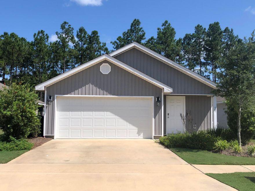 The Burke floor plan has 3 bedrooms and 2 bathrooms. Large kitchen with center island is open to living room and dining rooms. The appliances include a smooth top range, dishwasher, and microwave. The master bedroom has a walk-in closet and master bath with walk-in shower and dual sink vanity. LVP flooring throughout. This home has two car garage and a laundry room located just off the foye...Amenities: common areas, tennis courts, community pool, fishing, fitness center, pickleball courts, playground, dog park, basket...Pet Policy: Cats not allowed, Small dogs allowed