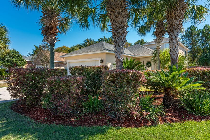 LOCATED ONLY MINUTES FROM HURLBURT FIELD! Come see this 3/2  home near the sound in Mary Esther! This 2-story home boasts an open floor plan with a gourmet kitchen that features granite countertops, an island, spacious pantry, and gas stove. The living room has large windows for tons of natural lighting and a gas fireplace. The laundry room is well-sized with an additional wash sink. The 2nd floor is the primary bedroom and bath. The primary bedroom is large with a tray ceiling and private balcony which gives you a view of the sound! The primary bathroom has a stand-up shower, jetted tub, double vanities and walk-in closet! The backyard offers an extended flagstone seating area, fenced in yard, as well as a covered porch to retreat on.  Schedule your showing today!