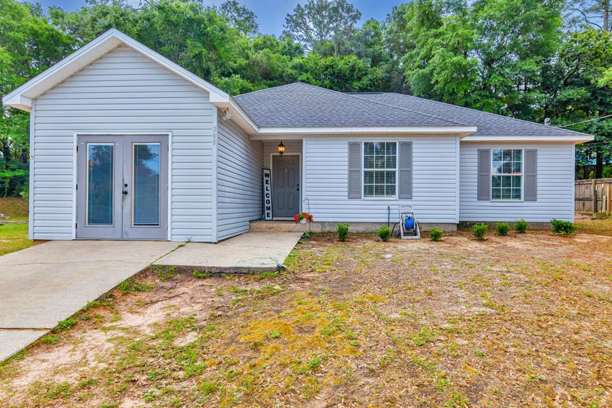 *Don't miss out on this great home, under $200k!* When you walk in you are greeted with a warm feeling of home. The living room has a great about of space, also a galley style kitchen and eat in dining space. There is a closed in garage, that is heated and cooled. Washer, Dryer, and deep freeze stay in home. Custom shelving in all rooms does not convey with home. Down the hall is 2 spare bedrooms, a full bathroom, Primary bedroom, and bathroom. The yard is already fenced and ready for family fun! Newer roof, Hvac, and water heater. Seller offering $10K to use towards flooring, paint, or buyers closing costs.