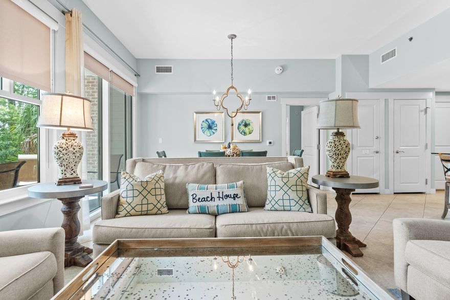 Embrace The Tranquility With This Modern 2-Bedroom, 3-Bathroom Condominium On The Ground Floor, Perfectly Positioned Within A Short Distance To The Baytowne Town Center & Views Of Choctawhatchee Bay. Designed With A Flexible Lockout Layout, This Unit Allows For Seamless Rental Options As A 1-Bedroom/Studio Or 2-Bedroom, Catering To Diverse Preferences. Step Onto Your Private, Covered Balcony To Enjoy The Gentle Bay Breezes & Lawn Space. The Interior Boasts Modern Aesthetics & Is Thoughtfully Appointed For Comfort & Style. Residents Of Bahia Indulge In Resort-Style Living With Access To The Exquisite Grand Gardens & A Lavish Pool. The Vibrant Village Of Baytowne Wharf Is A Crowd Favorite With A Mix Of Boutique Shopping, Culinary Delights, Art Galleries, And Lively Entertainment Options Ensuring There's Always Something To Explore.
Experience Coastal Living At Its Finest With This Exceptional Property, Ideally Suited For Both Personal Enjoyment & Investment Opportunities. 