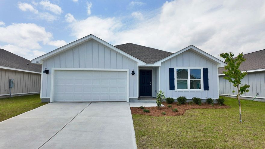 Beautiful Shoal River Landing with a community pool & cabana. This sought after Cali model, one of our most popular designs with a fabulous open design for relaxed living. 4 beds, 2 baths, covered patio, 2 car garage & the 'Smart Home Connect' System has a variety of convenient Smart Hm. Devices. Well-designed kitchen features stainless appliances, gorgeous granite, smooth-top range, built in microwave, quiet dishwasher, corner pantry, island bar, Eye catching wood look flooring & PLUSH carpet in the bedrooms. Bedroom 1 & adjoining bath has a lg. walk-in closet, double granite vanity sinks & lg. shower & much more. STYLISH curb appeal. Easy drive to the airport, military base, beaches at Ft. Walton, Destin & minutes from the popular golf course.