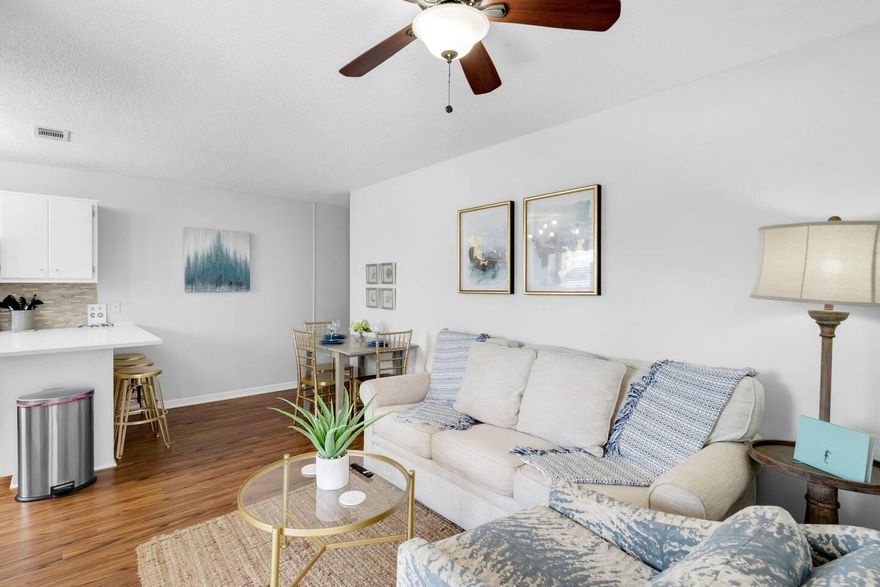 Welcome to the Cozy Coastal Retreat ~ one of the lowest priced two bedroom condos located south of 30a!  With upgrades such as LVP flooring, quartz counter tops, upgraded appliances and lighting AND a new AC (2021), this condo is turn key!   ABOUT THE COMPLEX:  Beachside Villas remains a guest favorite in the area!  With two pools, tennis AND pickle ball courts and a gold cart concierge (during season) to transport owners and guests to the large beach access, Beachside Villas delivers the total package to those yearning for a stress-fee beach escape.Whether you are looking for your next vacation rental investment, or a getaway for your own personal retreat, the Cozy Coastal Retreat is the property for you!https://dprrentals.com/property_rental/cozy-coastal-retreat
