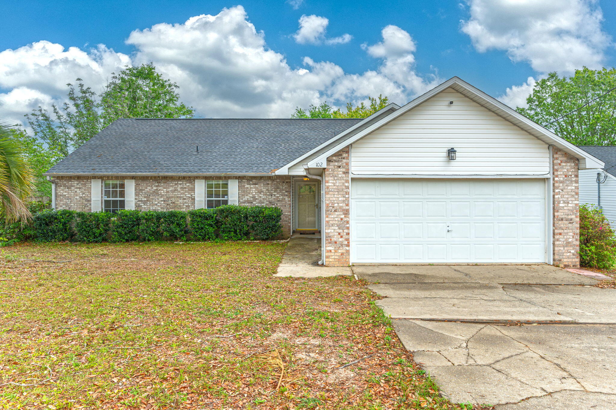 Nestled in a prime location, this property is a haven of convenience and comfort, ensuring everything you need is just minutes away. Gas stations, grocery stores, restaurants, clothing stores, and fast-food outlets are all within easy reach, simplifying your daily routine. For military personnel, the home's proximity to Eglin Air Force Base (a mere 25-minute drive) and Duke Air Force Base (just 15 minutes away) is a strategic advantage, offering an effortless commute.Inside, you'll find spacious, carpeted bedrooms that offer a cozy retreat and hard floors in the living areas for a blend of elegance and practicality. This pet-friendly home boasts a large, fenced backyard, providing a secure and private space for your pets to play.