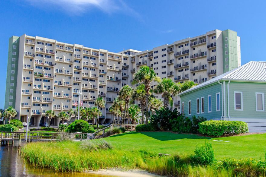 Amazing Gulf Front Views! Well maintained 1 Bedroom, 1.5 Bath located in Pinnacle Port. Enjoy sitting on the balcony or living area with unobstructedviews of the beautiful Gulf of Mexico. Brand new interior paint and all new furnishings and decor. Pinnacle Port is situated on a 25 acre site within a beautifulgated community having over 1/4 mile of beach frontage. Shopping and restaurants of 30a favorites are a bike ride away. Pinnacle Port offers a vast amount ofamenities including two of the largest pools in the area, sauna/stream room, fitness room, library, Lake Powell boat slips and launch, lighted tennis courts,shuffleboard, playground, BBQ picnic area, and 1/4 mile of private beach access. Great Rental History and would be perfect as an investment property or secondhome.