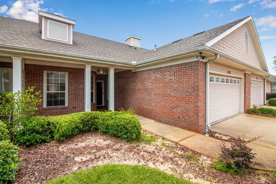 Diamond Lakes is a beautiful, all-brick community located in the heart of Destin, Florida. This spacious 3BR/2BA home is available furnished and also offers wonderful views of the lake out back. The kitchen boasts granite counter tops and stainless steel appliances while the rest of the living areas boast the addition of tile flooring. Enjoy the high vaulted ceilings with a fireplace in the living room as well as the views of the lake from the screened-in porch. This home includes a non warranted washer and dryer, use of the two car garage and lawn care. This home is not pet friendly and does not permit smoking.