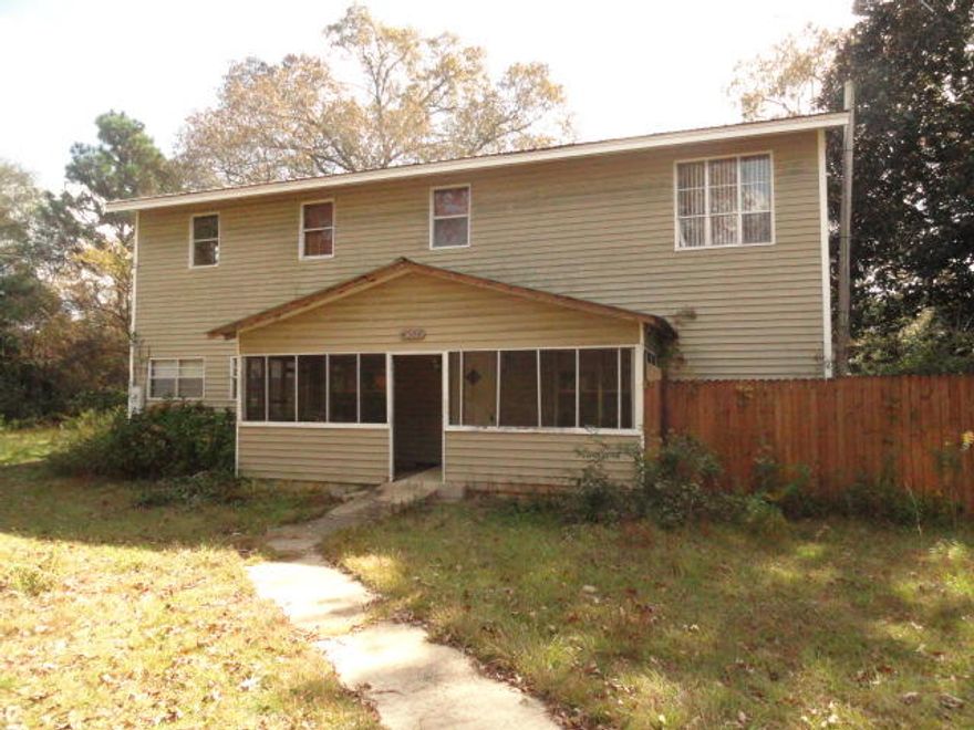 This home is on 2 acres sitting back off the road. Privacy fenced rear yard. Sold As-IS, seller will not complete this property. Home has some bathroom fixtures in place. See attachment for PAS requirements and WFHM offer submittal information in MLS document section.