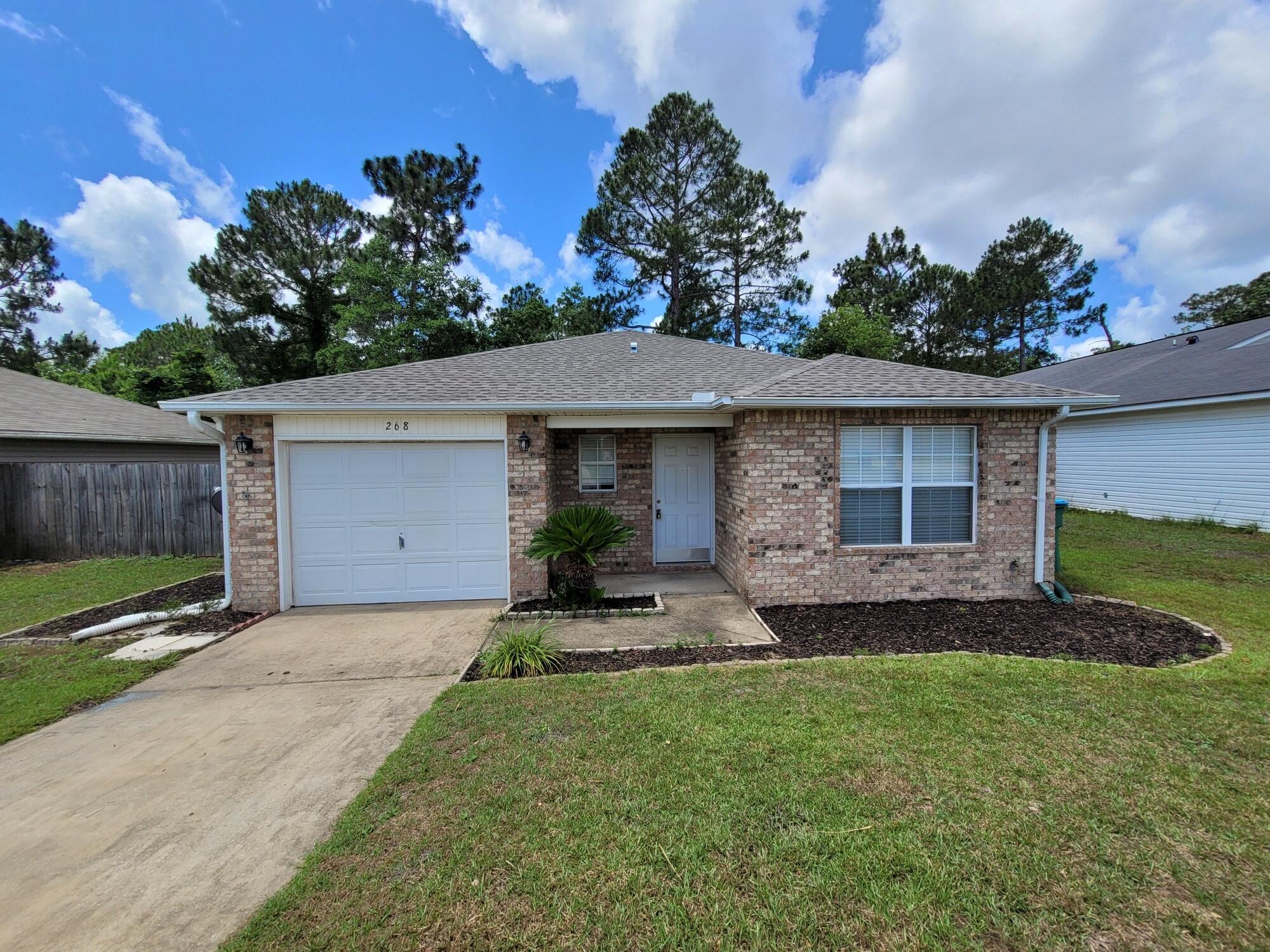 Welcome home! Charming 3 bedroom 2 bath home for sale in desirable Crestview neighborhood. This adorable property features a spacious living room, adjoining to a roomy kitchen with breakfast bar and attached breakfast nook. Large patio off of the dining space overlooks the HUGE fenced in back yard. One car garage with washer dryer hook ups. Large master bedroom. Garden tub/shower combo, double vanity, and walk-in closet in the master bathroom. Plus two spare bedrooms and full size hall bathroom. This adorable property would make the perfect family home! Vacant and easy to show.