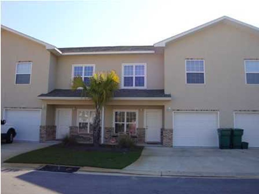 These three bedroom town homes are beautiful with 9' ceilings, 20 x 20 porcelain tiles, granite countertops and custom cabinets. Great sized bedrooms and a super location! You are minutes from Hurlburt Field AFB, shopping, schools, and the beaches. Call for an appointment to view. Sorry No Pets and No Smoking. This is an all electric home. There is also an alarm system that is not activated.