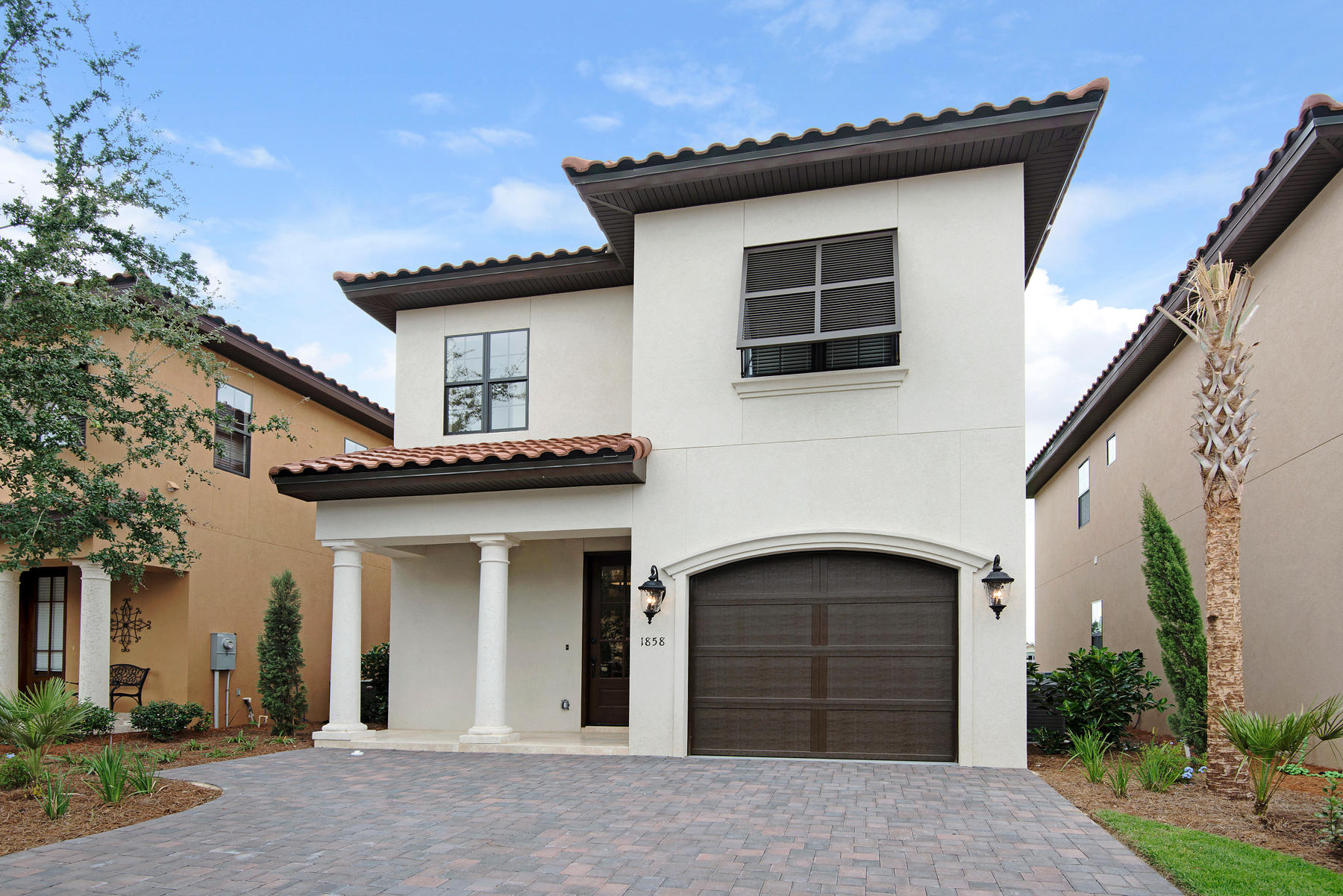 This brand new Mediterranean home includes 10 foot ceilings downstairs, stainless steel appliances, triple crown molding, hardwood floors and beautiful tiled showers and quartzite countertops. There is a cozy porch on 1st floor and a 2nd story balcony. Villa Lago is the newest single family neighborhood located within the gates of the exclusive Sandestin Golf and Beach Resort and within walking distances of The Village of Baytowne Wharf. Amenities include an exclusive clubhouse and pool. As an added bonus and to introduce the new owners to the Sandestin lifestyle, the listing brokerage and seller(s) are offering an incentive package to the buyer(s) of this property: Golf for four on one of our three championship courses, a pass for four to Sandestin's exclusive Beach Club, and...