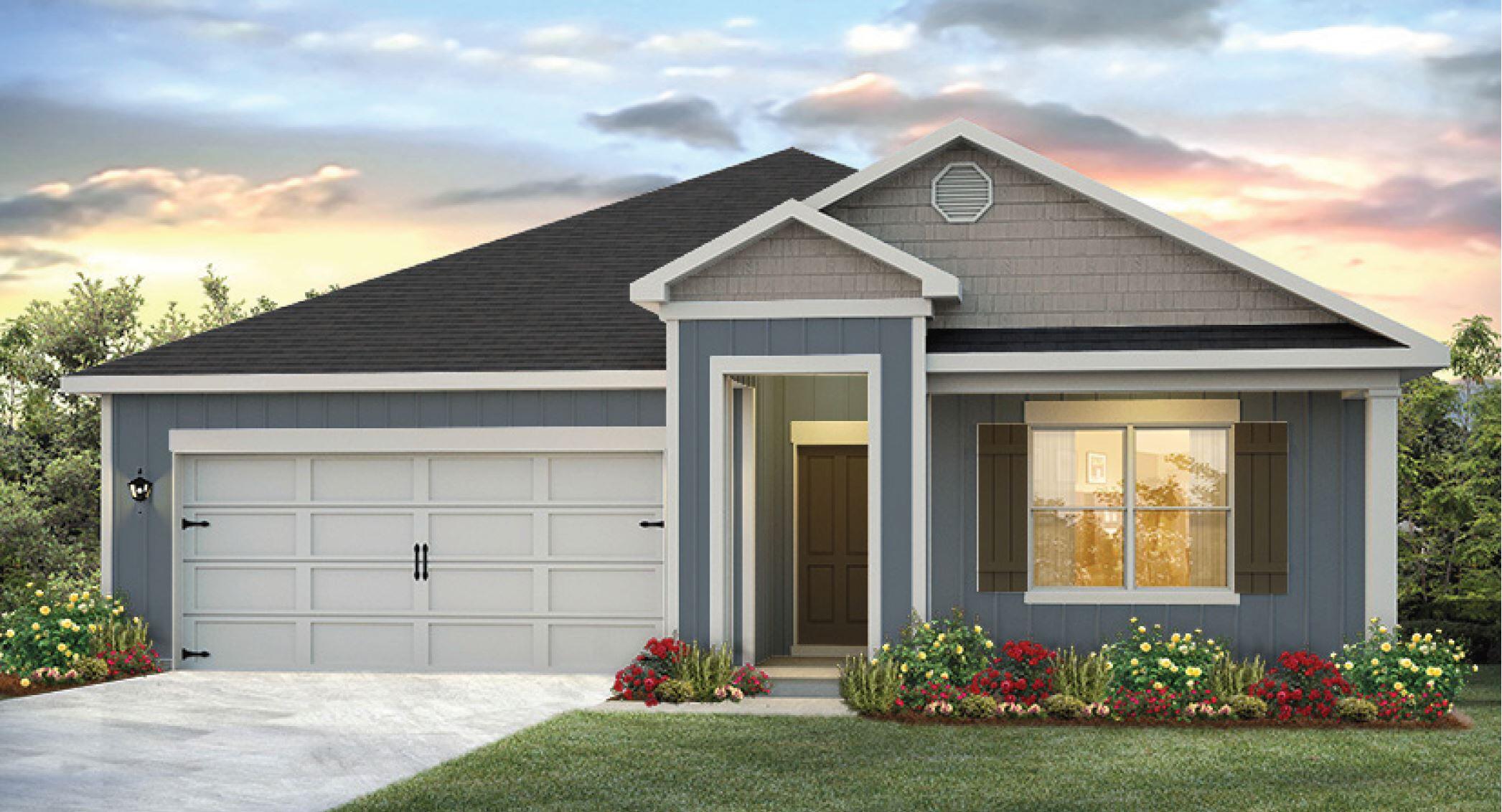 NEW & ALMOST READY FOR MOVE IN!  This Cali model, one of our most popular models has a fabulous open design for relaxed living. 4 beds, 2 baths, covered patio, 2 car garage & the 'Smart Home Connect' System has a variety of convenient Smart Hm. Devices. Well-designed kitchen features stainless appliances, smooth-top range, built in microwave, quiet dishwasher, corner pantry, island bar, Eye catching wood look flooring & PLUSH carpet in the bedrooms. Bedroom 1 & adjoining bath has a lg. walk-in closet, double vanity sinks & lg. shower & extra storage. STYLISH curb appeal. Fast growing North Crestview. Easy drive to the airport, military base, beaches at Ft. Walton, Destin & minutes from the popular 'Blackstone Golf Course.'