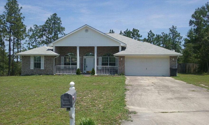 AMAZING short Sale opportunity. This is the only home with this floor plan and design in the community with the wood front porch. 4 Bed 2 Bath single story brick home on over 1 acre! fenced in back yardcustom shades on all windows. AC is only 2 year old and under warranty. newer dishwasher, upgraded lighting through out the house. special electrical exterior outlets installed at roof lever for Christmas lighting! wired for surround sound.