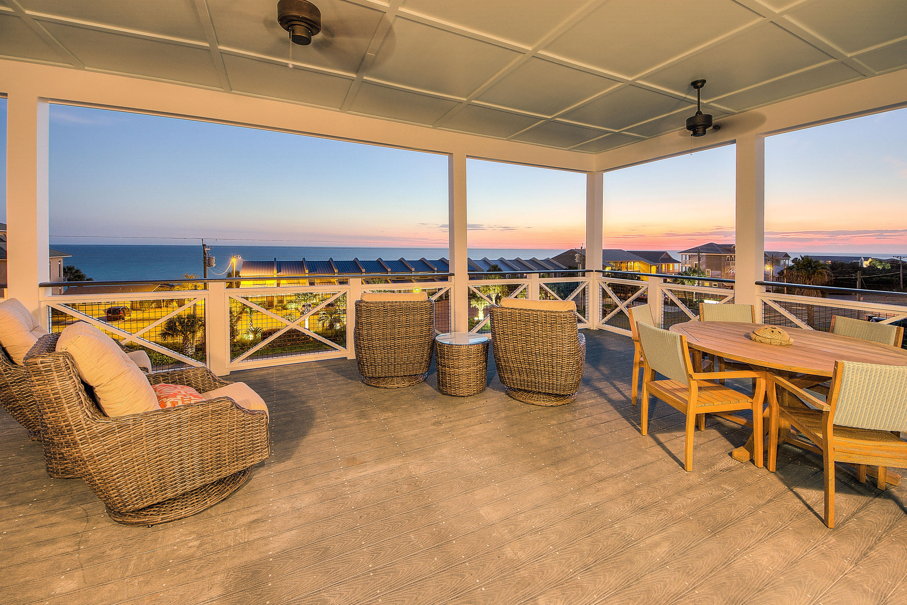 CHECK OUT OUR VIDEO TOUR! OVER $200K in rental projection! This beautiful new-construction beach home offers everything your large group could need and it sleeps 28!. It's nestled conveniently nearby to Alys Beach, Seacrest, and Rosemary Beach where all the action is on the East side of 30A. And it is just a short two-minute walk to beach access with a lifeguard on duty and bathrooms. The house features five master suites (all with their own private bathrooms, flat screen tv's, and king size beds) for parents or the guests of honor, as well as a kids floor with 2 bunk rooms and a playroom that includes a full-size arcade and an 80 flatscreen TV for enjoying the big game or the kids video games!