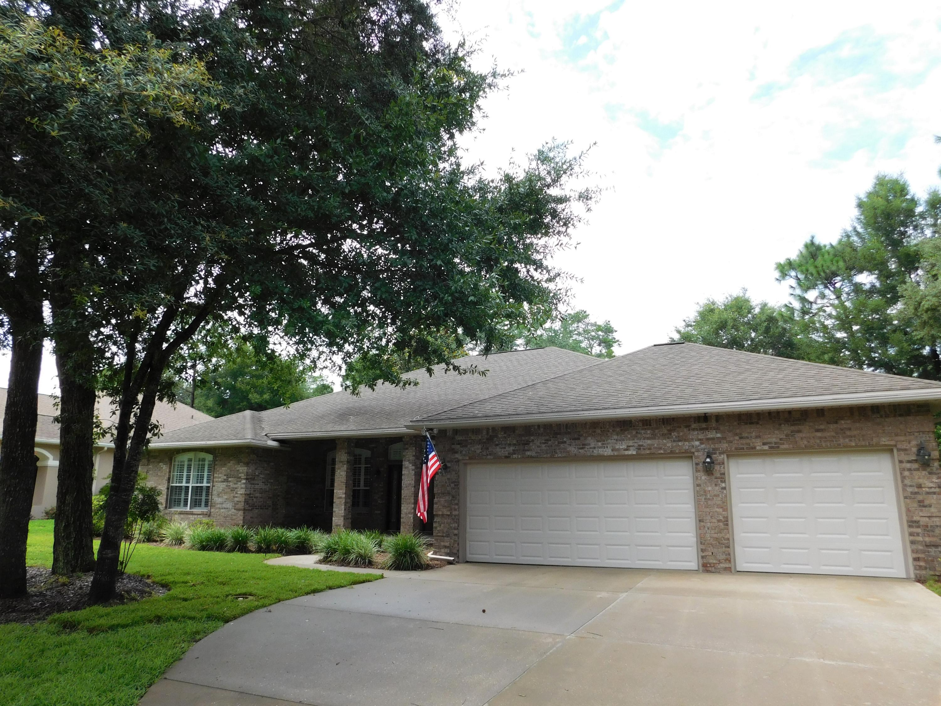 Looking for a home in Swift Creek with three car garage, on a flat lot and large enough for a pool? Well you have found it. This is a must see home with 4 bedrooms, 3 full bathrooms, heated a cooled Florida room, plus an office. HVAC was replaced in 2011, Appliances in 2013 and Tankless Hot water heater in 2013. This home has no carpet. Beautiful hardwood floors throughout most of the home. Where there is not wood, it is tile. Large kitchen is accented with plenty of custom cabinets, newer stainless appliances, center island and breakfast bar. Seller has installed Plantation shutters through out, which is a great addition to all the windows. Out back is a yard surrounded by Mature trees, fern garden, flowers and citrus tree. The backyard is very private and large enough for a pool.