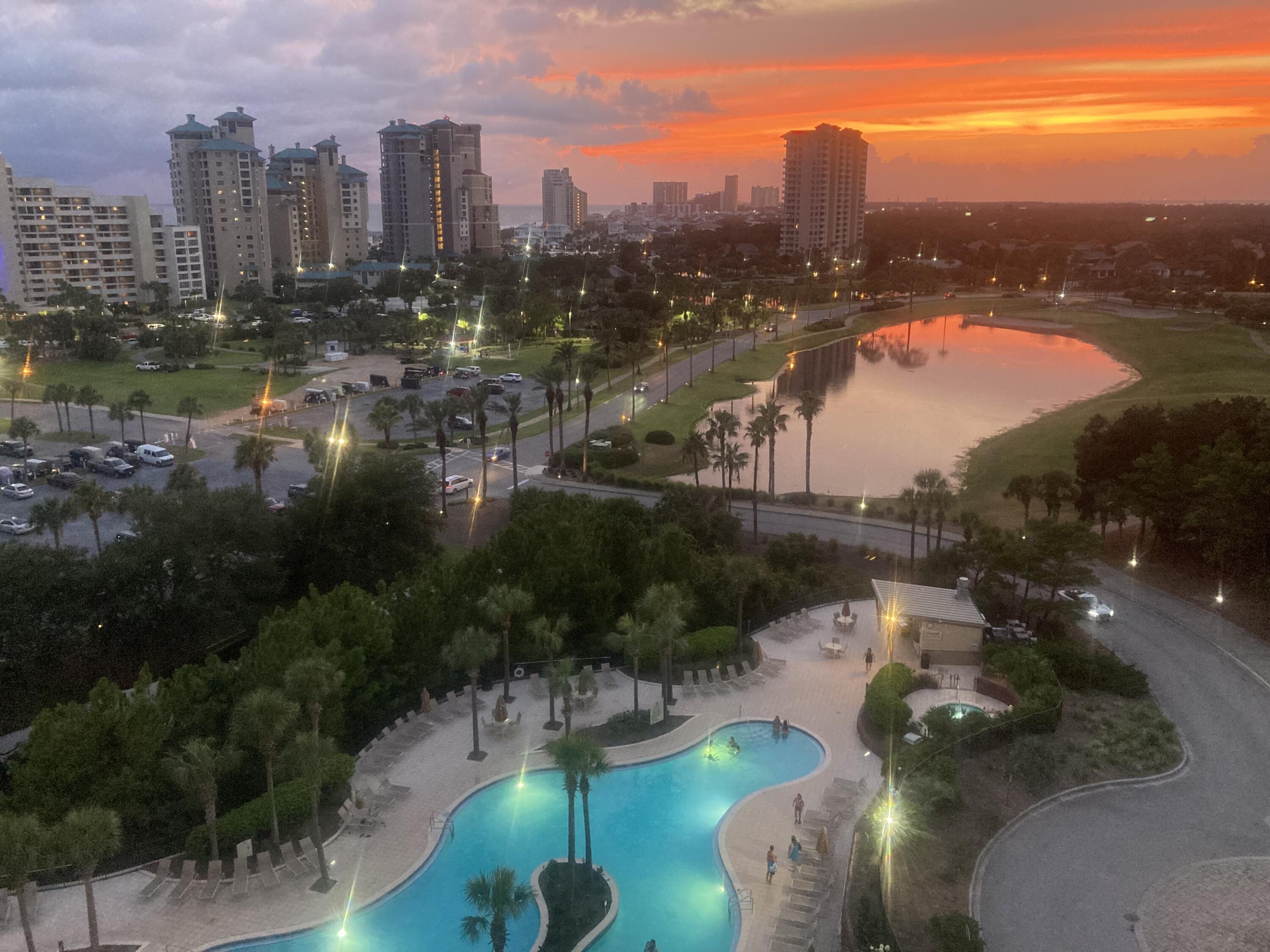 Rare opportunity to see both sides of this Lock-Out Luau Condo Sunday June1-Tuesday June 3rd. This is in the stack that the 1BR side has the sought after west facing view, instead of the significant parking lot views found in other locations in the building. 9th floor - not too high, not too low, just right! Gulf/ Golf course and resort pool views from the closest Luau building to the beach. Building exterior freshly repainted and looks great. Rent as a Studio and Separate 1 BR condo or as a 2 Br/2Ba entire 1204sft place. great opportunity to enjoy all Sandestin has to offer and live on the beachside. - short 3 minute walk from the pool to the beach.. Seller is licensed Florida real estate broker