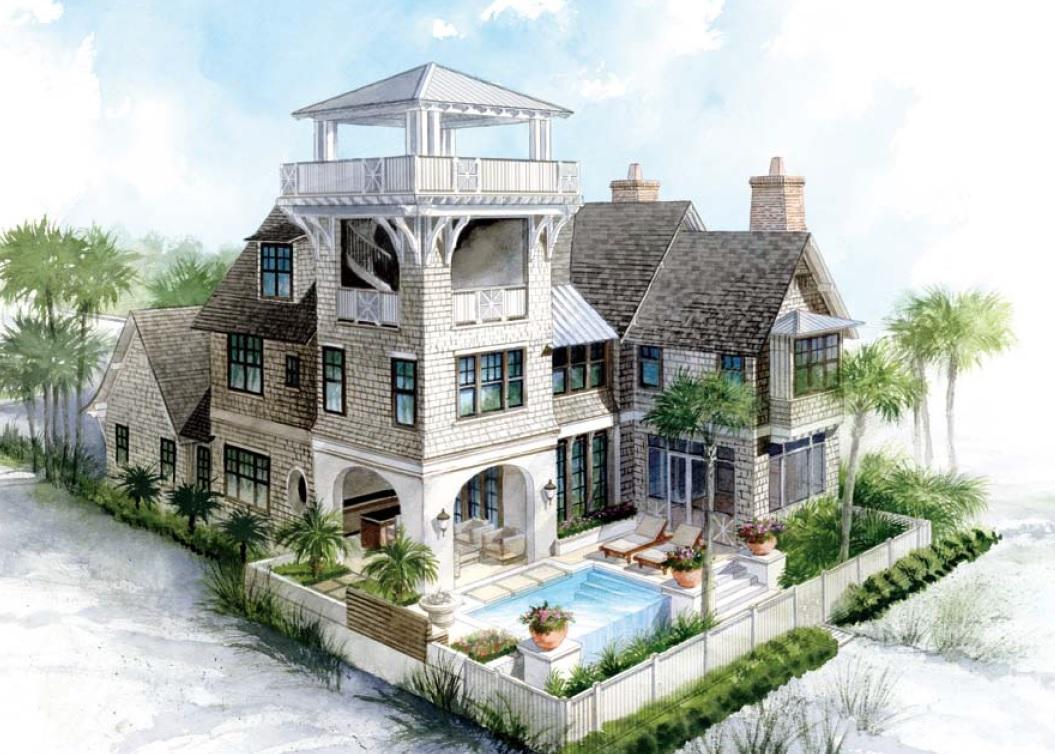Pre-sale. Watchtower Plan has 4 bedrooms, 5.5 bathrooms plus a bonus room. Home also has 2 car garage and salt-chlorinated pool. Many upgrades throughout this beautiful home in Gulfview.