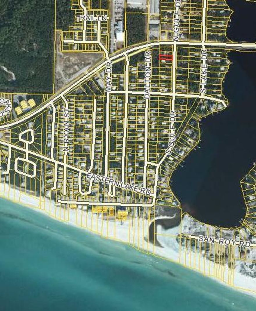 Seagrove Beach, South of 30A - Beautiful, large wooded lot in the Eastern Lake area less than a half mile to the beach. Build your dream Beach House on South Gulf Drive in this area South of 30A just east of Eastern lake. A main house and carriage house or pool are all options for a sizable 50x150 lot free of HOA. Standard County setbacks apply- 20 ft. front, 7.5 ft. sides, 15 ft. rear and 50 ft. height restriction. Two public beach accesses are available - One located just a third of a mile south where South Gulf meets Eastern Lake and the other where Eastern Lake Road dead ends furthest to the west. ***Buyer is responsible for personally verifying details about this property. All information contained on the listing is believed to be accurate but not guaranteed. ***