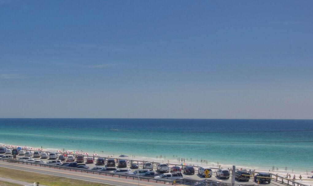 Rare opportunity to own in the highly sought-after Crystal View community. Crystal View is an exclusive, small, gulf-facing complex with deeded beach access, perfectly situated directly across from Scenic Gulf Drive. This intimate community is ideally located within a block of the renowned Pompano Joe's Restaurant, offering both convenience and a prime location for dining and beach activities. With only 16 units in the entire building, each featuring 3 bedrooms and 3 bathrooms, Crystal View offers a sense of privacy and exclusivity. Unit 403 has 1,713 square feet of spacious living area and a large, inviting balconya"ideal for enjoying the stunning Gulf views. Inside, the unit is tastefully appointed with tile flooring throughout and granite countertops in the kitchen. Recent community updates, including fresh paint, upgraded railings, and enhanced landscaping, contribute to the overall appeal. This unit comes fully furnished and is designed to comfortably accommodate a large family. The association dues cover a range of services, including building insurance, water, sewer, cable, internet, and maintenance for the building, lawn, and pool. Don't miss this rare chance to own a unit in one of the most desirable communities along the Gulf Coast.