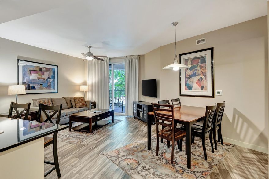 FULLY FURNISHED WITH ALL UTILITIES INCLUDED! Available for a six-month lease as early as August 1. This spacious 1-bedroom condo located on the 2nd floor with a private balcony overlooking the tropical pool area and lush landscaping. Beautiful wood-look tile floors extend throughout the condo, ideal for sandy beach living and easy maintenance. The condo maximizes sleeping capacity offering a king bed, sleeper sofa, and twin sleeper sofa -- perfect for hosting overnight guests. Bahia is a quiet retreat but is just steps away from all the restaurants, retail shops, and fun entertainment options at the pedestrian village of Baytowne Wharf. As part of the Grand Sandestin complex, Bahia offers a community pool, hot tub, and fitness center.