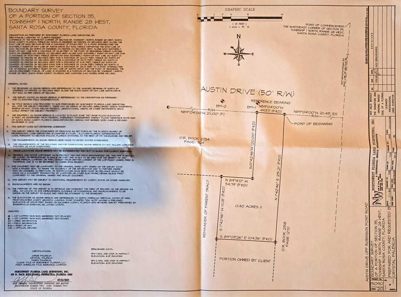 NO RECORDED SUBDIVISION - Land